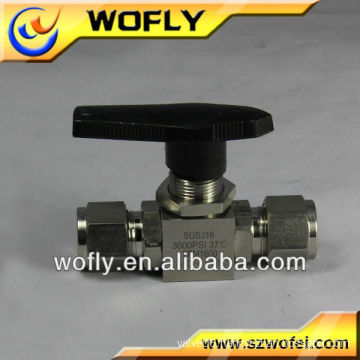 3 -way spring return cupvc& pvc threaded ball valve